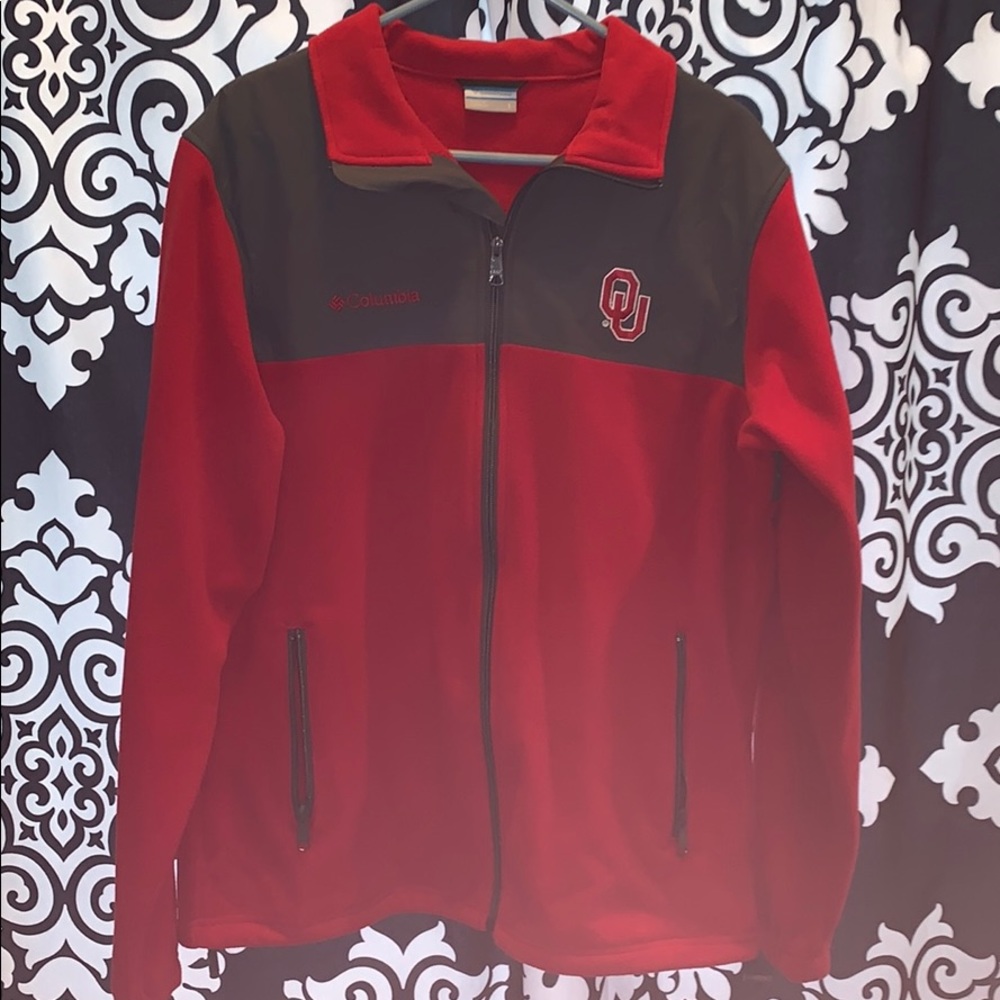 Columbia Oklahoma Sooners fleece jacket